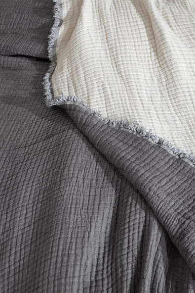Çift Kişilik 7 Katlı Dolgulu Müslin Yorgan 230 X 240 - 3