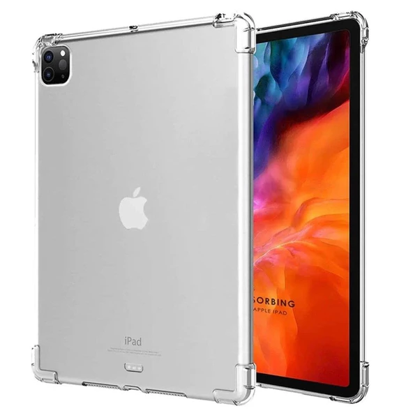 Smody Apple iPad Pro 11 (2020) İle Uyumlu Kılıf Kenar Korumalı Şeffaf Silikon ürün görseli 1