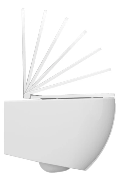İsvea Isvea S40 Slim,Yavaş Kapanan, Tak Çıkart Klozet Kapağı - 2