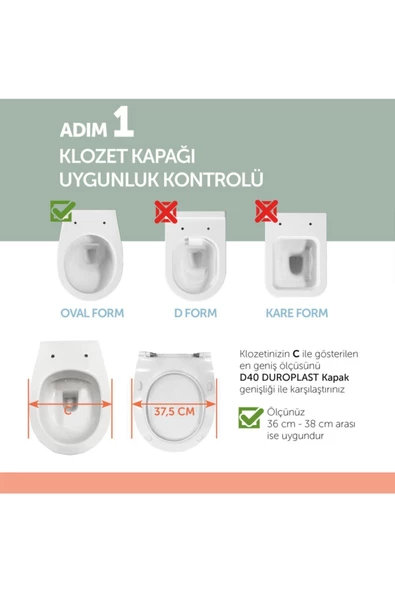 İsvea Isvea D40 Dp Klozet Kapağı Sentimenti Yavaş Tak Çıkar Slim Beyaz 40D40200I-S - 3