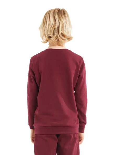 Galatasaray Orijinal Lisanslı Kırmızı Çocuk Sweat - 5