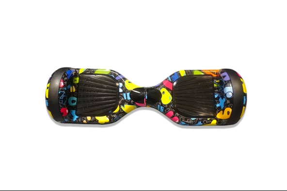 CityMate Elektrikli Kaykay Full Ledli Hoverboard Bluetooth Hoparlörlü 6.5 Inch Desen08 - 3