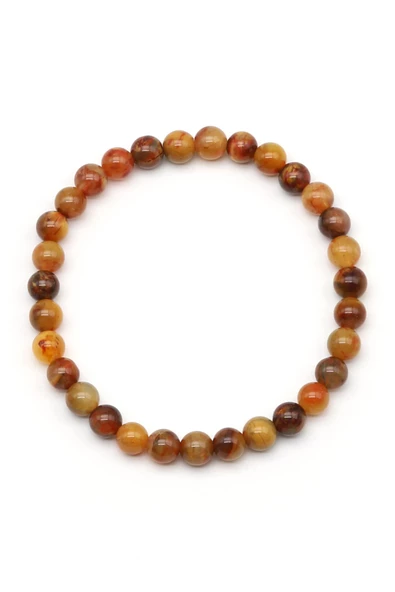 Golden Pietersite Doğal Taş Bileklik 5 mm Küre Kesim - 2