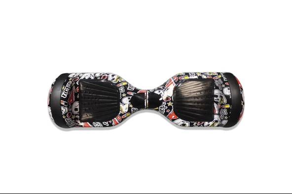 CityMate Elektrikli Kaykay Full Ledli Hoverboard Bluetooth Hoparlörlü 6.5 Inch Desen14 - 3