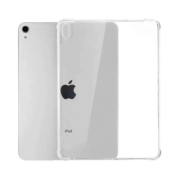Smody Apple iPad Air 4 10.9 İle Uyumlu Kılıf Kenar Korumalı Şeffaf Silikon ürün görseli 1