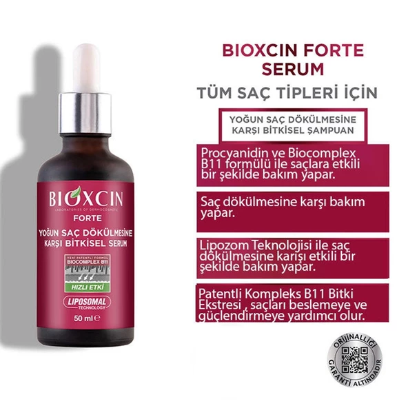 Bioxcin For te Yoğun Saç Dökülmesi İçin Bakım Kiti (Tablet + Şampuan + Serum) - 4