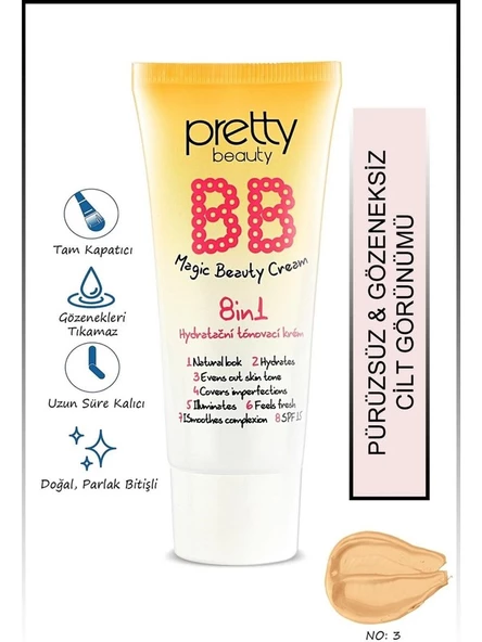 Pretty Beauty  Bb Magic Beauty Cream 8in1  Seçiniz