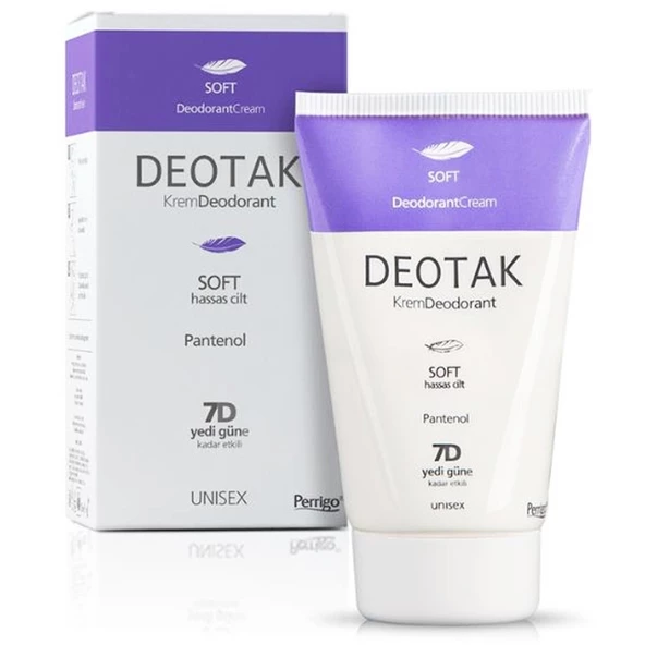 Deotak Soft Hassas Cilt Krem Deodorant 35 ml