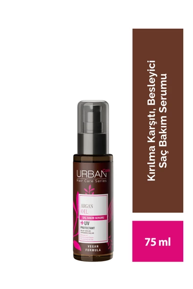 Argan Yağı Kolay Kırılan Yıpranmış Saçlara Özel Saç Bakım Serumu-vegan-75 ml