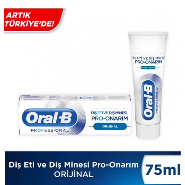 Oral B Professional Diş Eti ve Diş Minesi Pro Onarım Original Diş Macunu 75 Ml