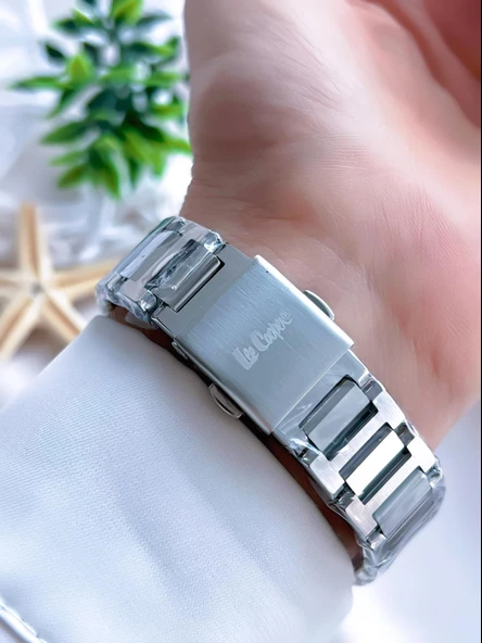 Lee Cooper Çelik Kordon İç Fonksiyonları Aktif 5 Atm Suya Dayanıklı Kadın Kol Saati ELC08019.390 - Resim 3