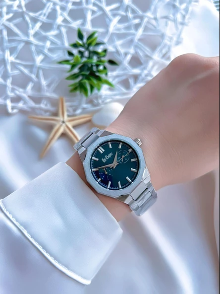 Lee Cooper Çelik Kordon İç Fonksiyonları Aktif 5 Atm Suya Dayanıklı Kadın Kol Saati ELC08019.390 - Resim 2