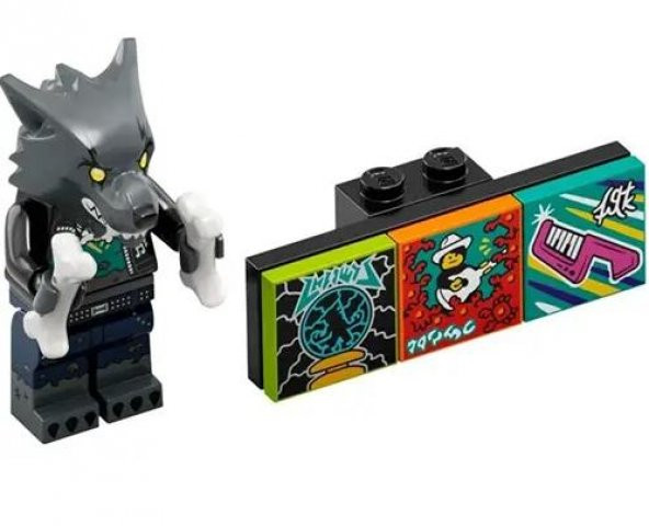 Lego 43101 Vidiyo Bandmates Series 1 - 12 Werewolf Drummer