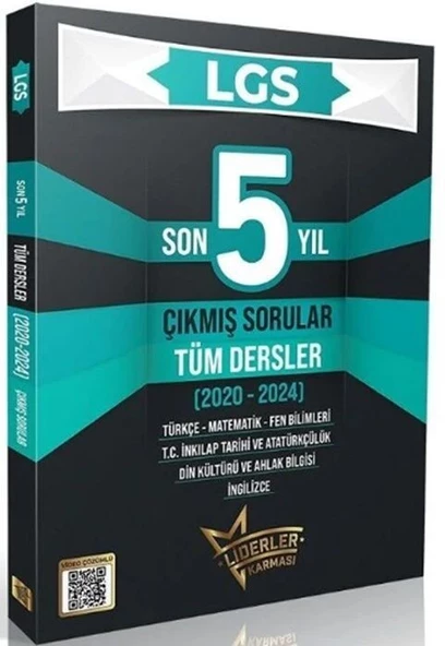 8. Sınıf LGS Tüm Dersler Çıkmış Sorular Son 5 Yıl Çözümlü Liderler Karması