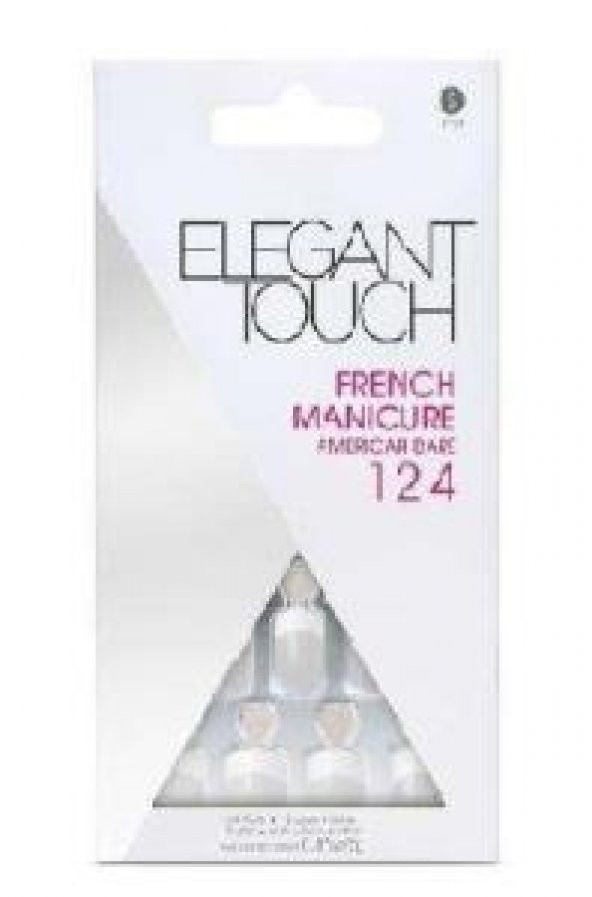 Elegant Touch French Manicure Amerikan Bare S 124 - 24 Adet