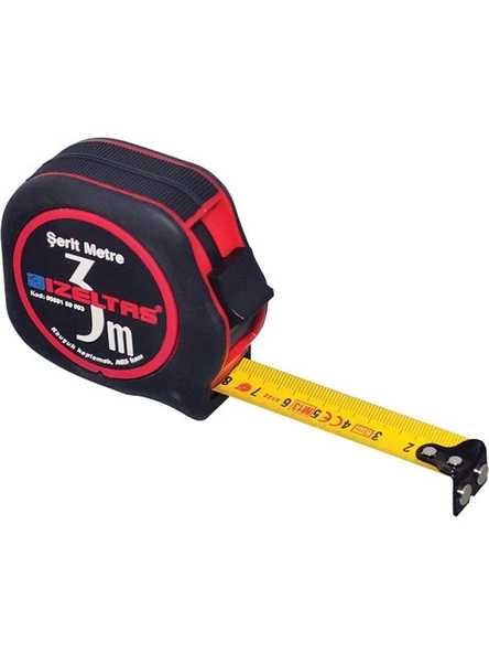 İzeltaş 3 Metre Plastik Şerit Metre 0588150003 ürün görseli