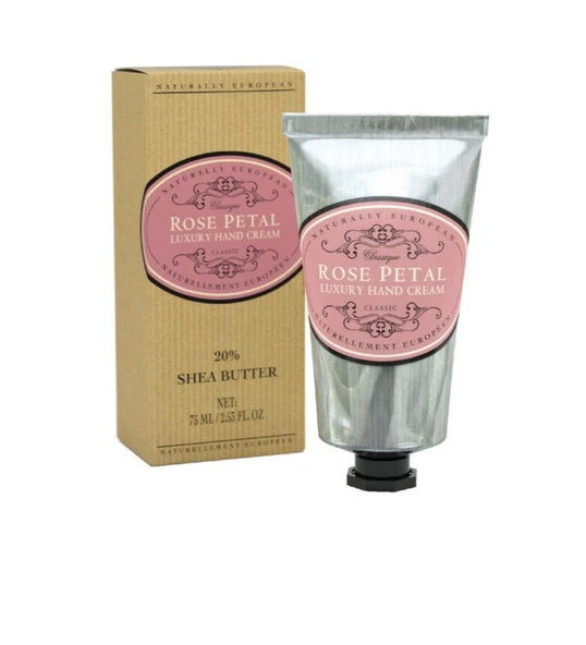 Naturally European Rose Petal Hand Cream 75 ml