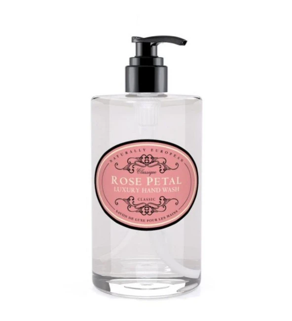 NATURALLY EUROPEAN ROSE LUXURY HAND WASH 500ML