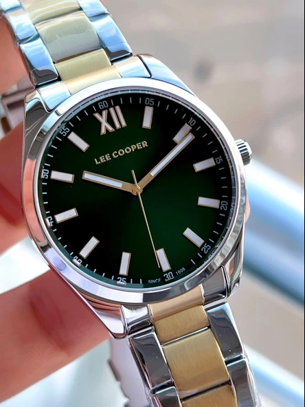 Lee Cooper Çelik Kordon 5 Atm Suya Dayanıklı 2 Yıl Garantili Erkek Kol Saati ELC08015.270 - 3