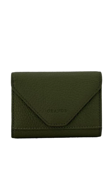 Grande Hakiki Deri Kartlık Yeşil 846