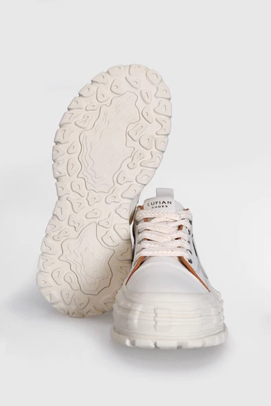Lufian Kadın Zeta Sneaker Ayakkabı Beyaz 121230002 - Resim 5