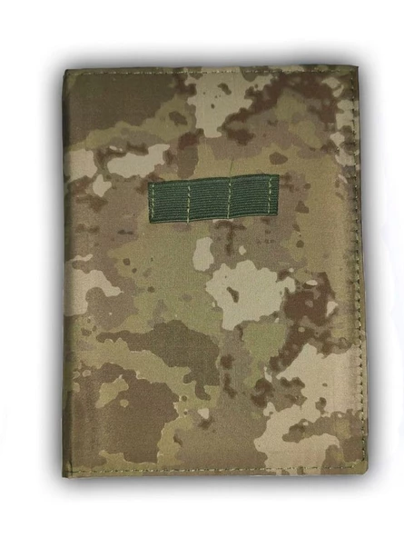 Askeri Yeni Kamuflaj Defter A5 (14,5x20 Cm) 120 Sayfa Kalemlikli