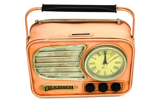 Dekoratif Metal Radyo Saat - 2