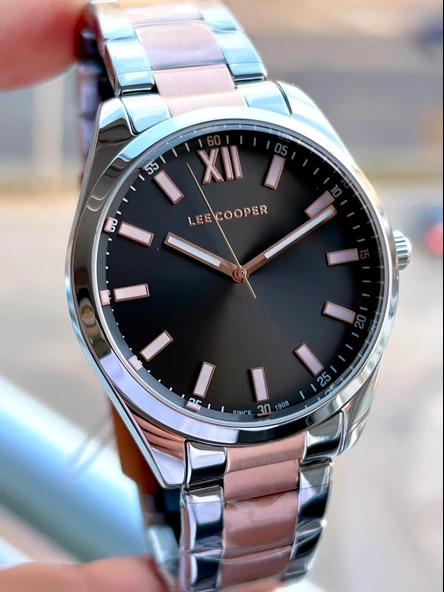 Lee Cooper Çelik Kordon 5 Atm Suya Dayanıklı 2 Yıl Garantili Erkek Kol Saati ELC08015.560 - 4