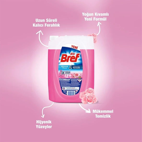 Dixi Yaban Gülü Yüzey Temizleyici 5 lt 4'lü - 2