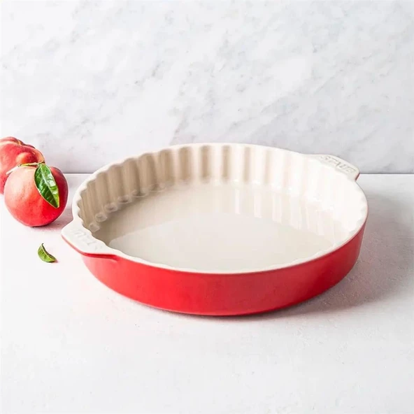Staub Ceramique Turta Kabı Seramik 30 Cm Kiraz - 2