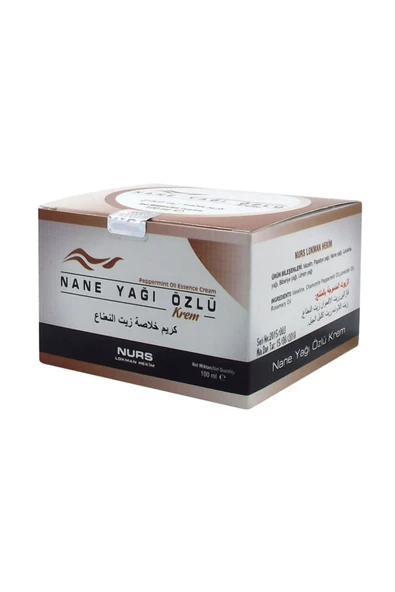 Nane Yağı Özlü Krem 100 ml.