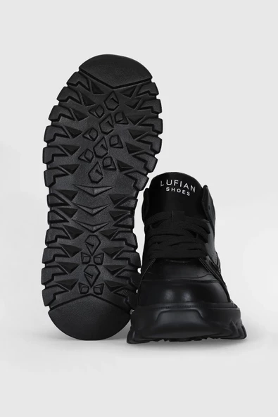 Lufian Seth Erkek Sneaker Ayakkabı Siyah - 4