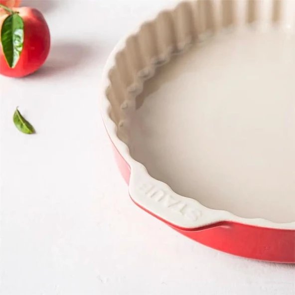 Staub Ceramique Turta Kabı Seramik 30 Cm Kiraz - 3