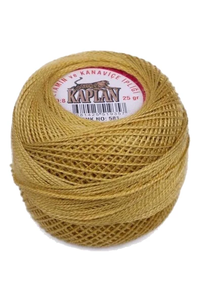 3 Adet Kaplan Etamin Ve Kanaviçe İpi 8 No Kod/Renk: 604 - 110 - 581 - Ryl - Resim 4