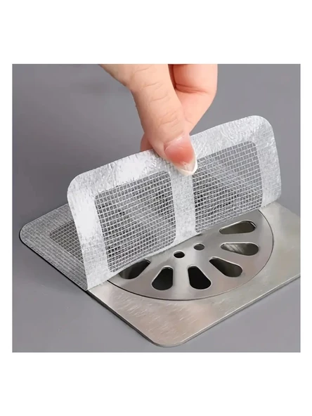 Tekno Soft Center Fileli 10'li Gider Filitresi, Gider Koruyucu Saç Toplayıcı Gider Süzgeci Böcek ve Haşere Önleyici - 2