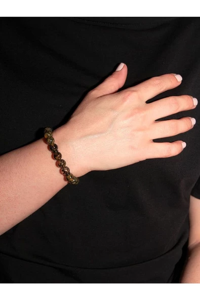 Doğal Taş Yılan Gözlü Akik Doğal Taşlı Bileklik ylnkk-1 ürün görseli