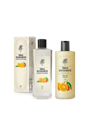 Mandarine 250 Ml Kolonya + 500 Ml Duş Jeli 2'li Set