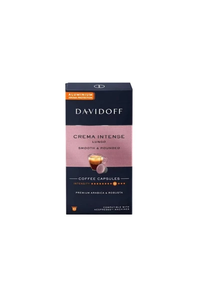 Davidoff Crema Intense Lungo 10lu Kapsül Kahve