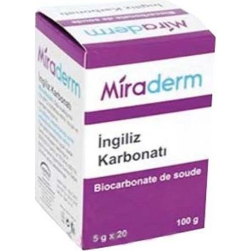 Miraderm İngiliz Karbonatı 20 X 5 Gr