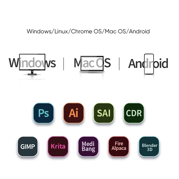 XP-Pen DECO01 V3 Grafik Tablet 16K 8 Kısayol Siyah - 11