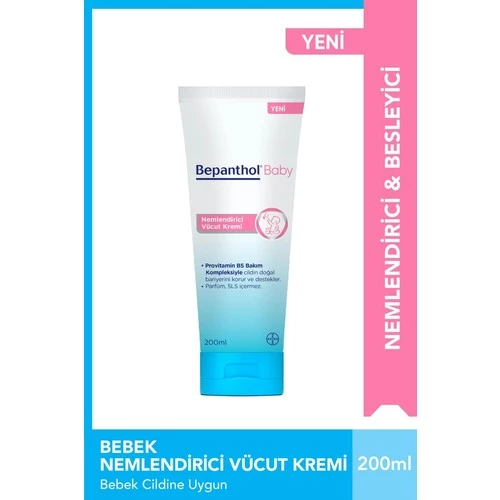 Bepanthol Bebek Vücut Kremi 200 Ml Nemlendirici