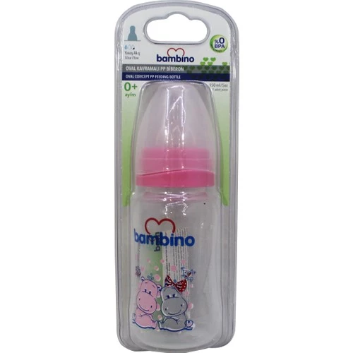 Bambino Pp Kavramalı Biberon 150 Ml - Beyaz