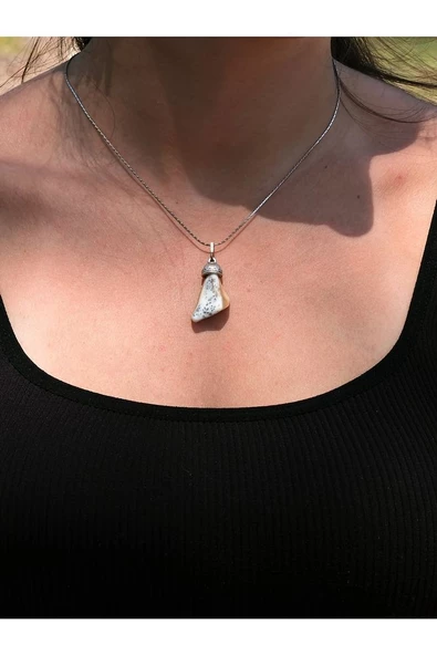 Doğal Taş Opal Doğal Taş Kolye - 1
