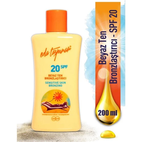 Eda Taşpınar Beyaz Ten Bronzlaştırıcı Spf 20 200 Ml