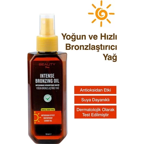 Beauty Face Yoğun Bronzalaştırıcı Güneş Yağı 150 Ml