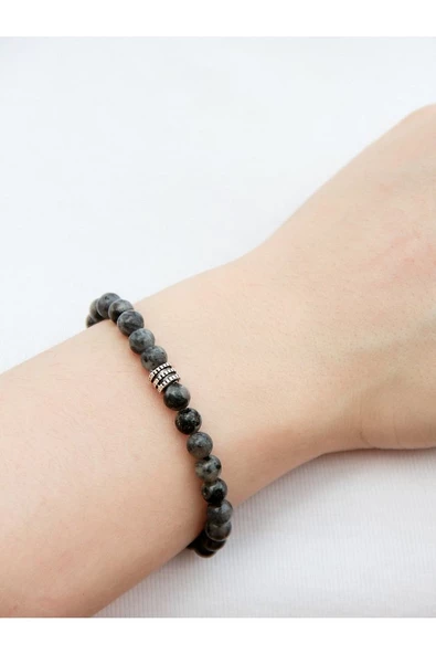 Doğal Taş Labradorit Doğal Taş Bileklik Orta Boy 6 Mm Taşlı dtdbl6 - Resim 2