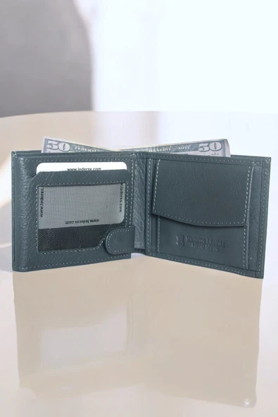 Lederax Hakiki Deri Erkek Cüzdan Bozuk Para Bölmeli LD520 - 3
