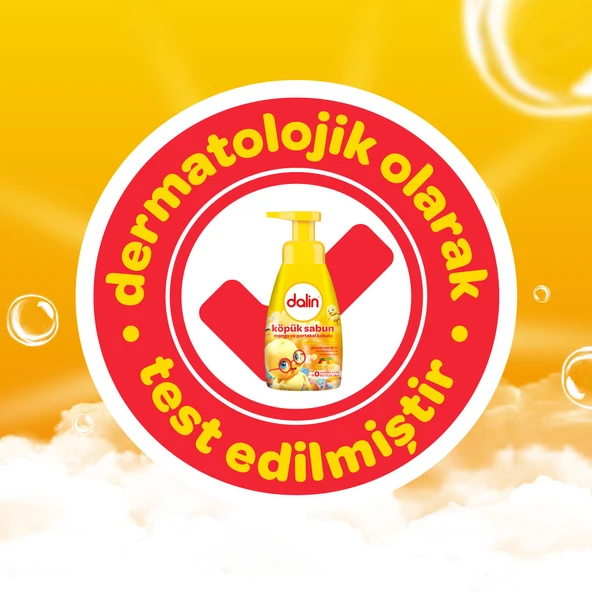 Dalin Köpük Sabun 200ML Mango ve Portakal Kokulu Çoçuklarınız İçin (2 Li Set) - Resim 15