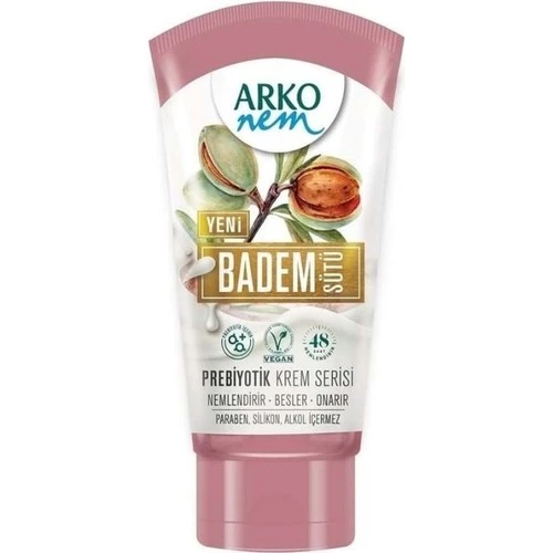 Arko Nem Prebiyotik Krem Serisi Badem Sütü 60 Ml