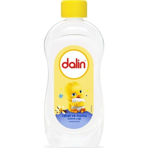 Dalin Rahat Ve Mutlu Vanilya Kokulu Bebek Yağı 200 Ml